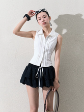 Double Collar Cotton Tank